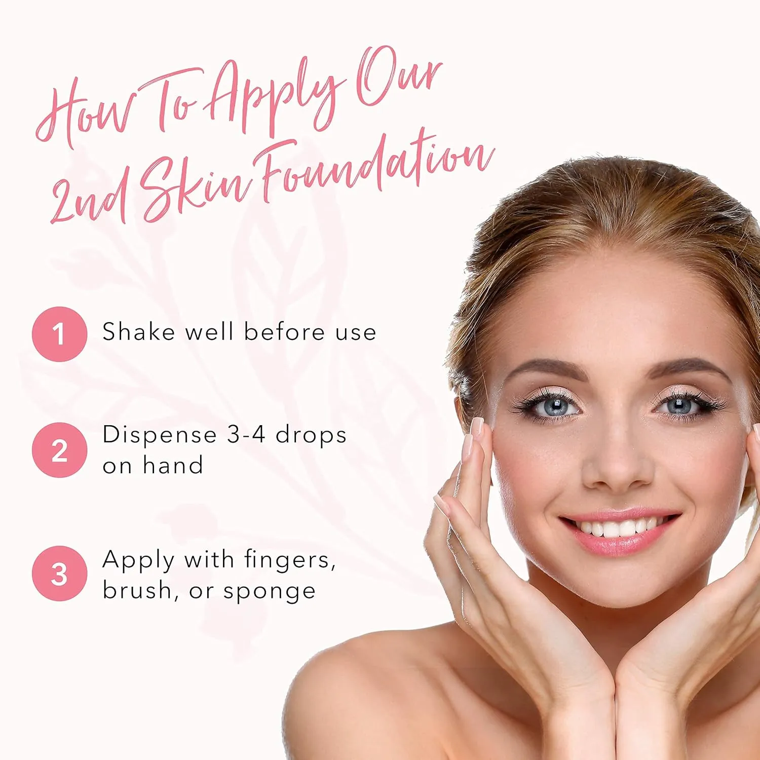100% PURE 2nd Skin Foundation, Shade 4, Full Coverage, Lightweight, Blendable Formula, Satin Finish, Absorbs Oil, Anti-Aging, Natural, Vegan Makeup (Warm w/Olive Undertone) - 1.18 Fl Oz