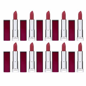 10x Maybelline Color Sensational Cream Lipstick Smoked Roses 325 Dusk Rose 4.4g