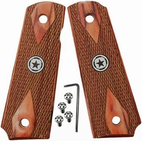 1911 Grips Full-Size Grips W/Screws Ambi Cut Gun Grips Fits Springfield Colt
