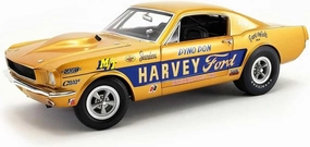 1965 A/FX Orange Metallic with Blue Stripes and Graphics Dyno Don Limited Edition to 1008 Pieces Worldwide 1/18 Diecast Model Car by Acme A1801851