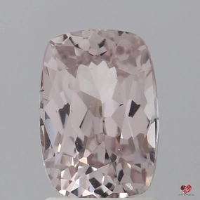 2.11cts Rectangle Cushion Medium Peach Blush Champagne Sapphire
