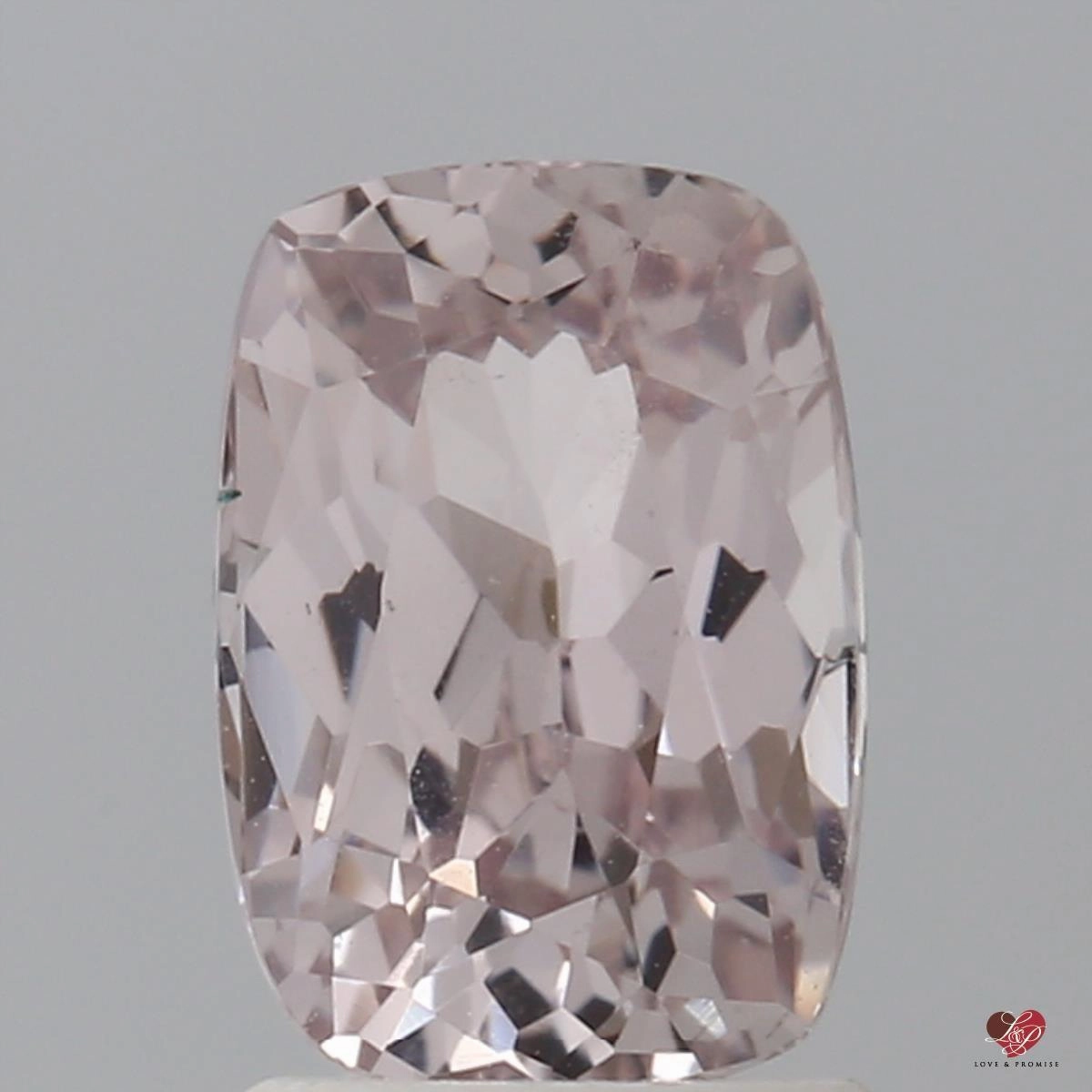 2.11cts Rectangle Cushion Medium Peach Blush Champagne Sapphire