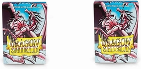 2 Packs Dragon Shield Matte Mini Japanese Pink 60 ct Card Sleeves Value Bundle! …
