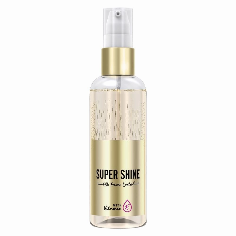 /Sun-silk/Super Shine Hair Serum For Dry frizzy Hair, Vitamin E Nourishment, 48 hour frizz free, non-sticky, 100ml