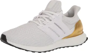 adidas Men's Ultraboost 4.0 DNA Trail Running Shoe, White/White/Gold Metallic, 7