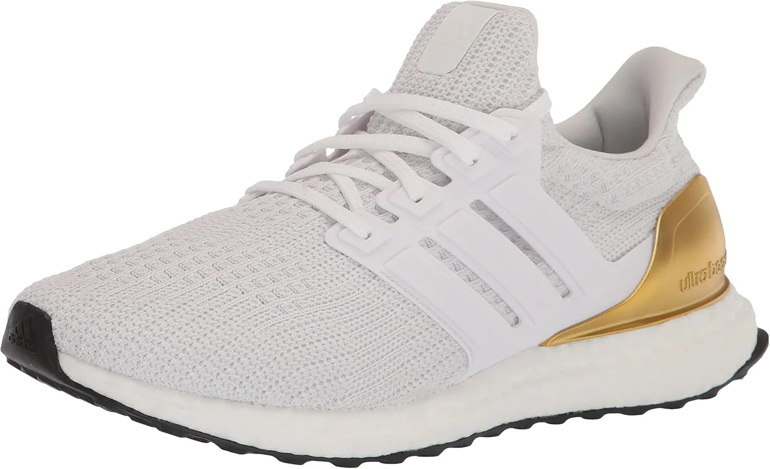 adidas Men's Ultraboost 4.0 DNA Trail Running Shoe, White/White/Gold Metallic, 7