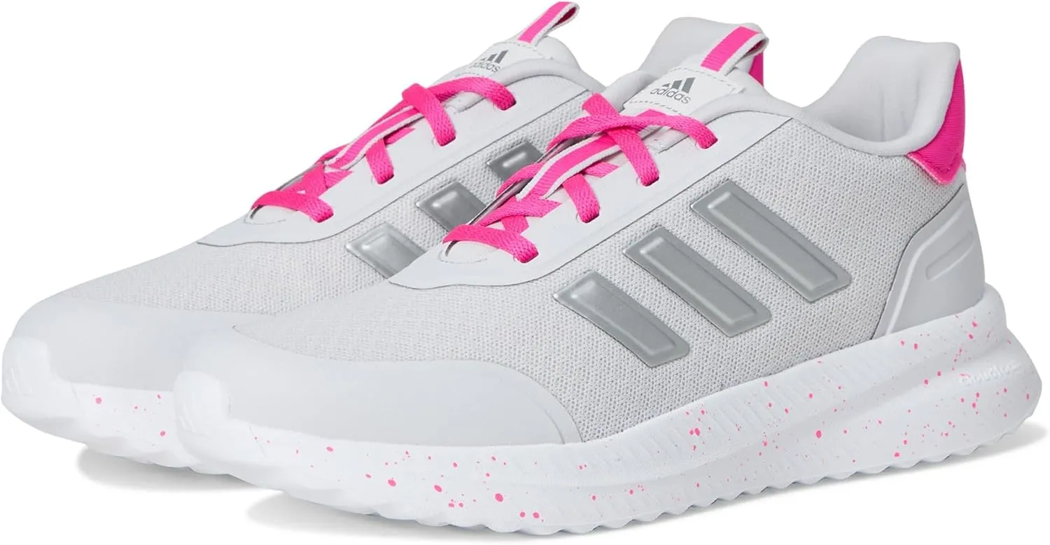 adidas X_PLR Path Sneaker, Dash Grey/Silver Metallic/Shock Pink, 12.5 US Unisex Little Kid