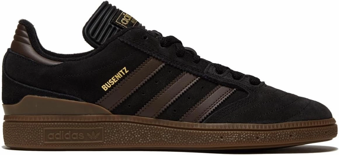 Adidas Busenitz Shoes - Black/Brown/Gold Metallic - 7.0
