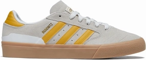 adidas Busenitz Vulc II Shoes - Crystal White/Preloved Yellow/Gold Metallic - 12.5