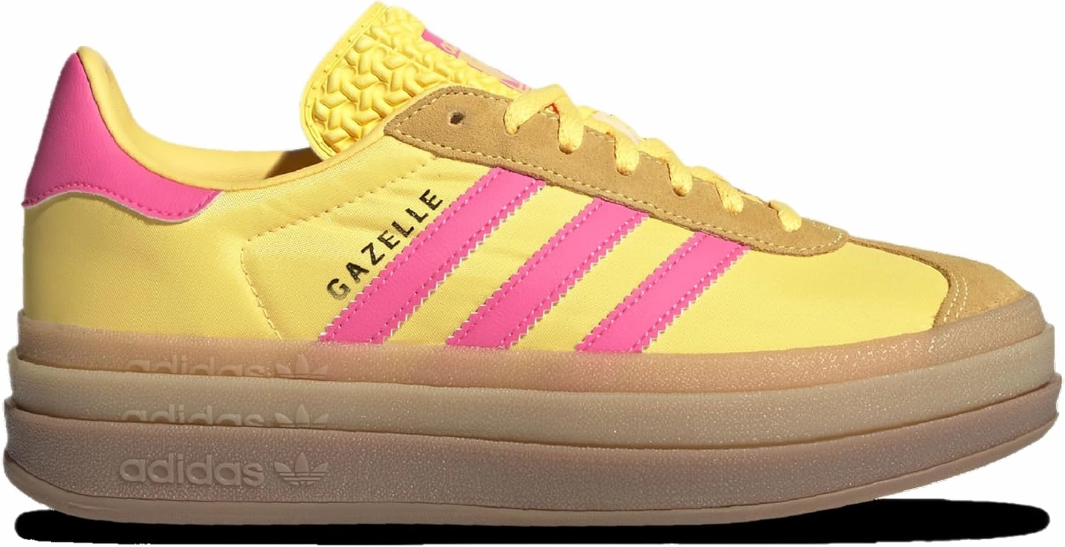Adidas Gazelle Bold - Women's (IG4387, Lucid Pink/Spark) Size 9
