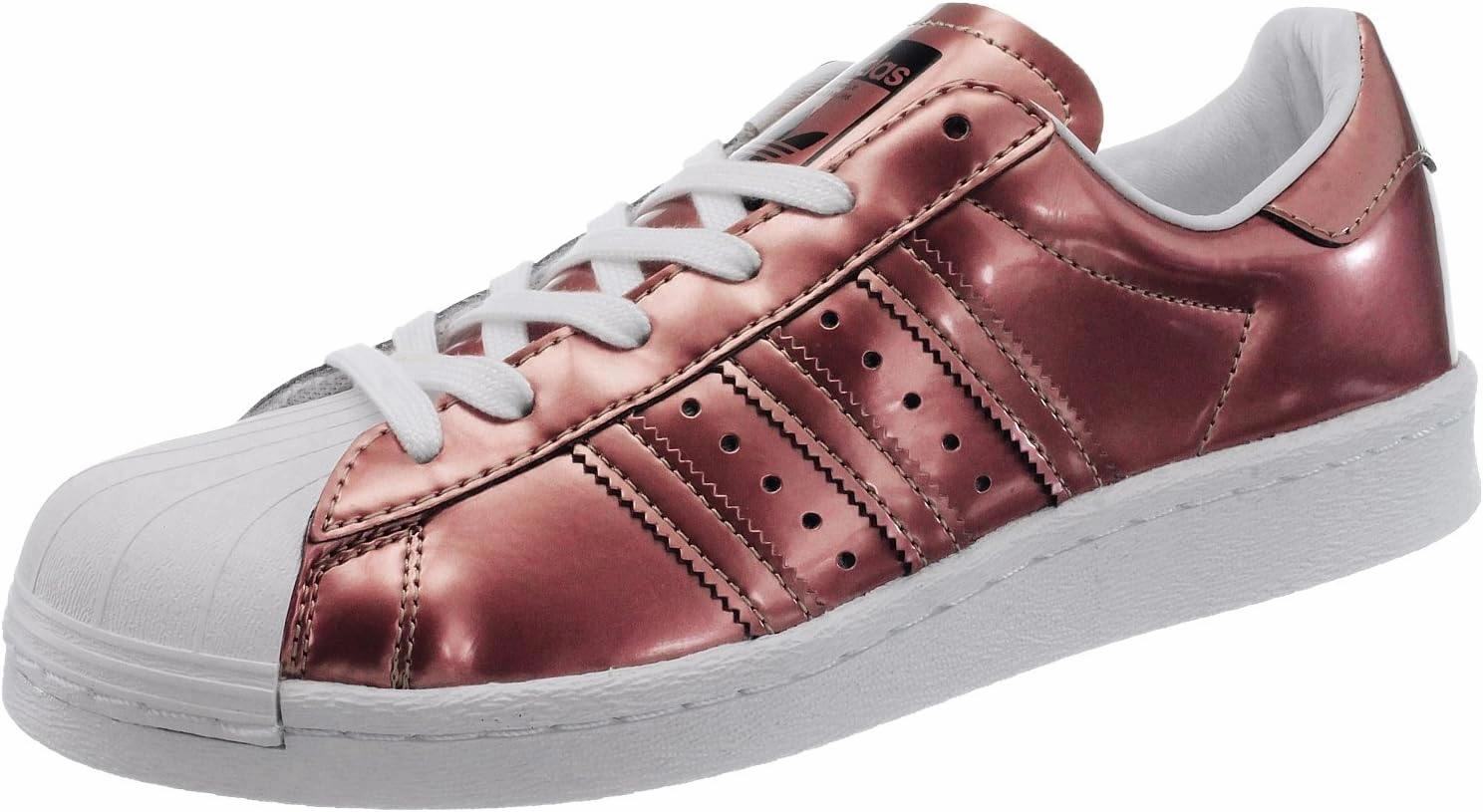 adidas Originals Superstar Women's Metallic Lifestyle Sneakers Pink Size 5.5