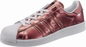 adidas Originals Superstar Women's Metallic Lifestyle Sneakers Pink Size 5.5