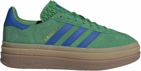 Adidas Orininals Gazelle Bold - Women's (IE1370, Green/Blue) Size 9.5