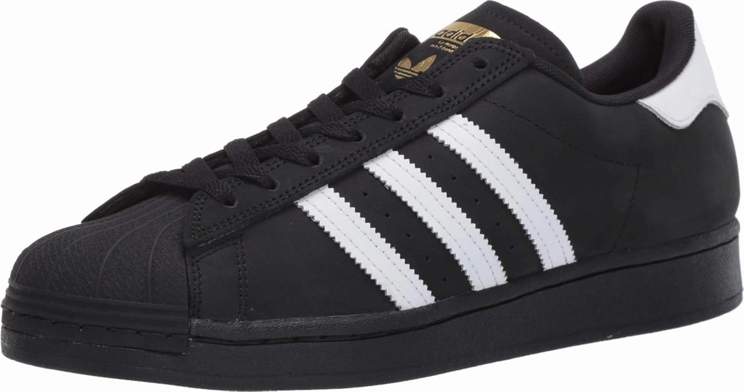 adidas Skateboarding Superstar Core Black/Footwear White/Gold Metallic 12