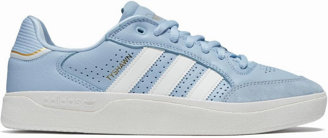 Adidas Tyshawn Low Shoes - Clear Sky/Core White/Gold Metallic