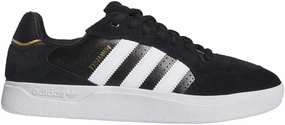Adidas Tyshawn Low Shoes - Core Black/Cloud White/Gold Metallic - 10.5