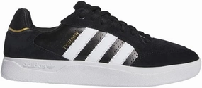 Adidas Tyshawn Low Shoes - Core Black/Cloud White/Gold Metallic - 13.0