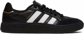 Adidas Tyshawn Low Shoes - New Black/White/Gold Metallic - 8.5