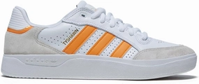 Adidas Tyshawn Low Shoes - White/Crystal White/Gold Metallic - 7.5