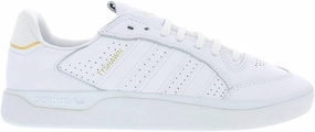 adidas Tyshawn Low Shoes - White/White/Gold Metallic - 6.5
