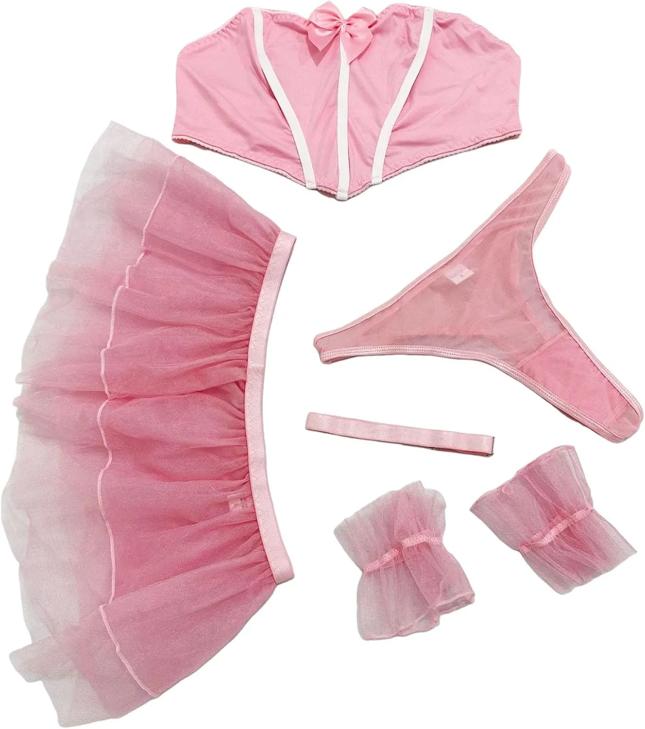 Adult Lingerie Womens Bralette And Panty Set Strappy Lace Sexy plus Size Hell Bunny