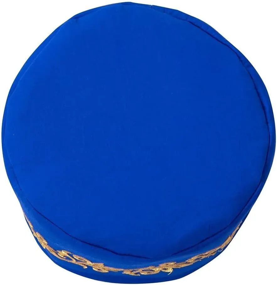 African Kufi Hat with Gold Embroidery Ankara Kufi Hats Men Hat Accessory Cap