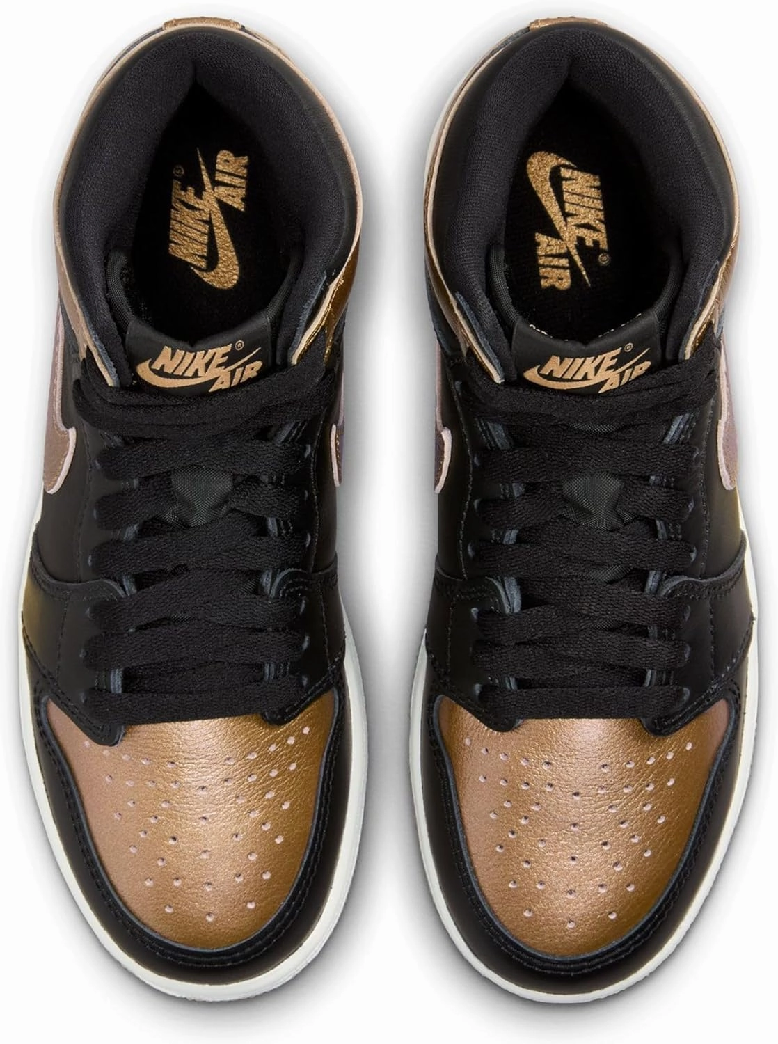 Air Jordan 1 High OG Big Kids' Shoes 'Metallic Gold' - (FD1437 071)
