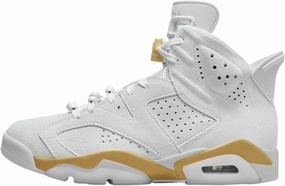 Air Jordan 6 Retro Pearl Women's Shoe (DQ4914-074, Pure Platinum/Metallic Gold/Coconut Milk) Size 8