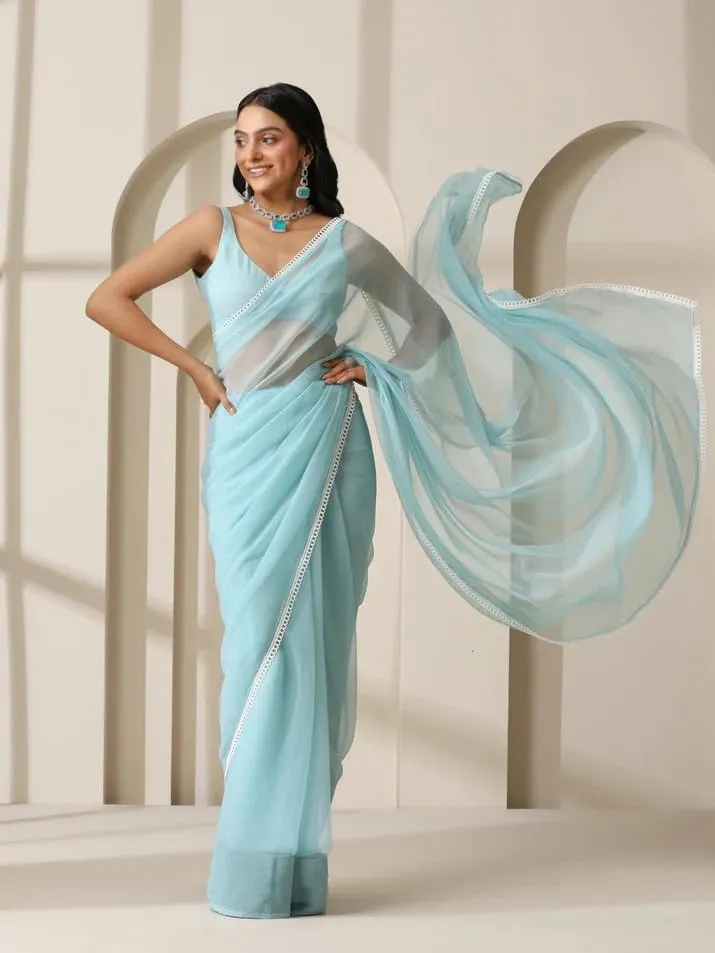 Alia Bhatt Collection: Floral Printed Satin Silk Sarees for Parties
