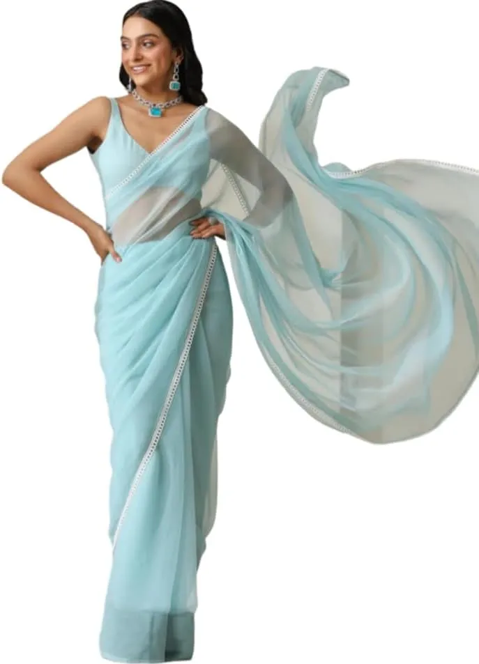 Alia Bhatt Collection: Floral Printed Satin Silk Sarees for Parties
