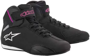 Alpinestars Women's Stella Sektor Shoes, Black/Fuchsia, 5