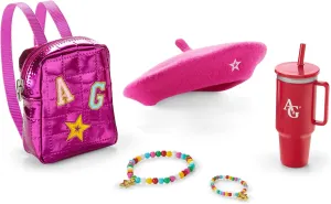 American Girl, Truly Me 18-inch Doll Accessories, AG Star Squad Mini Backpack & Accessories, for Ages 6 