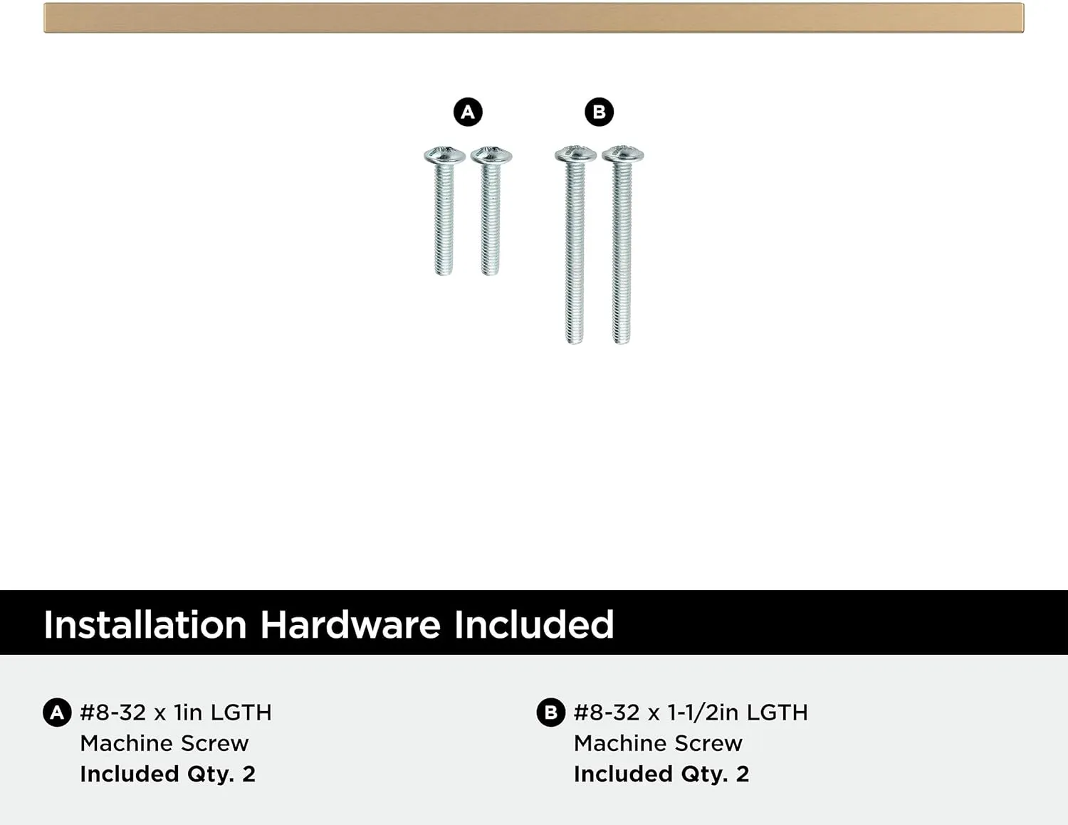 Amerock BP36911CZ Champagne Bronze Cabinet Pull | 12-5/8 inch (320mm) Center-to-Center Cabinet Hardware | Monument | Furniture Hardware | Drawer Pull