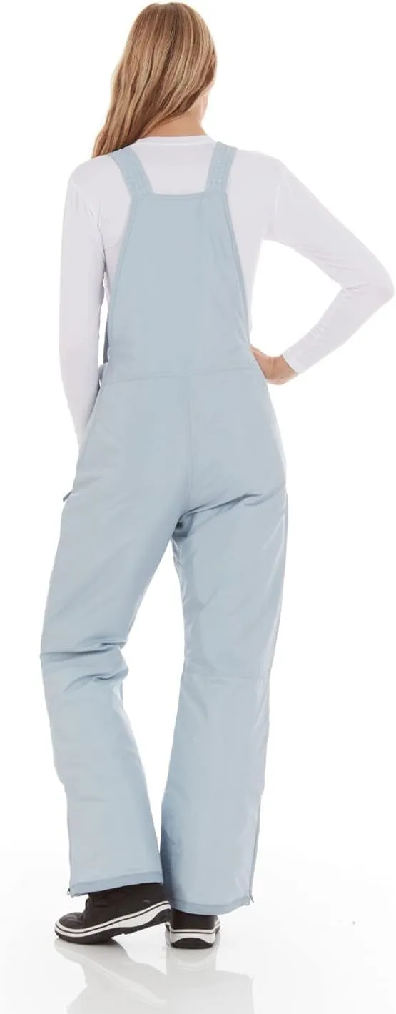Arctic Quest Womens Ski Snow Bibs Pants Insulated Water Resistant Overalls Snowboarding Winter Waterproof Pants Women