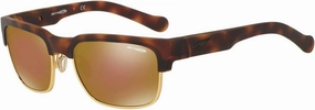 Arnette Dean AN4205 21527D Sunglasses, Havana Frame 59mm w/Gold/Brown Lens