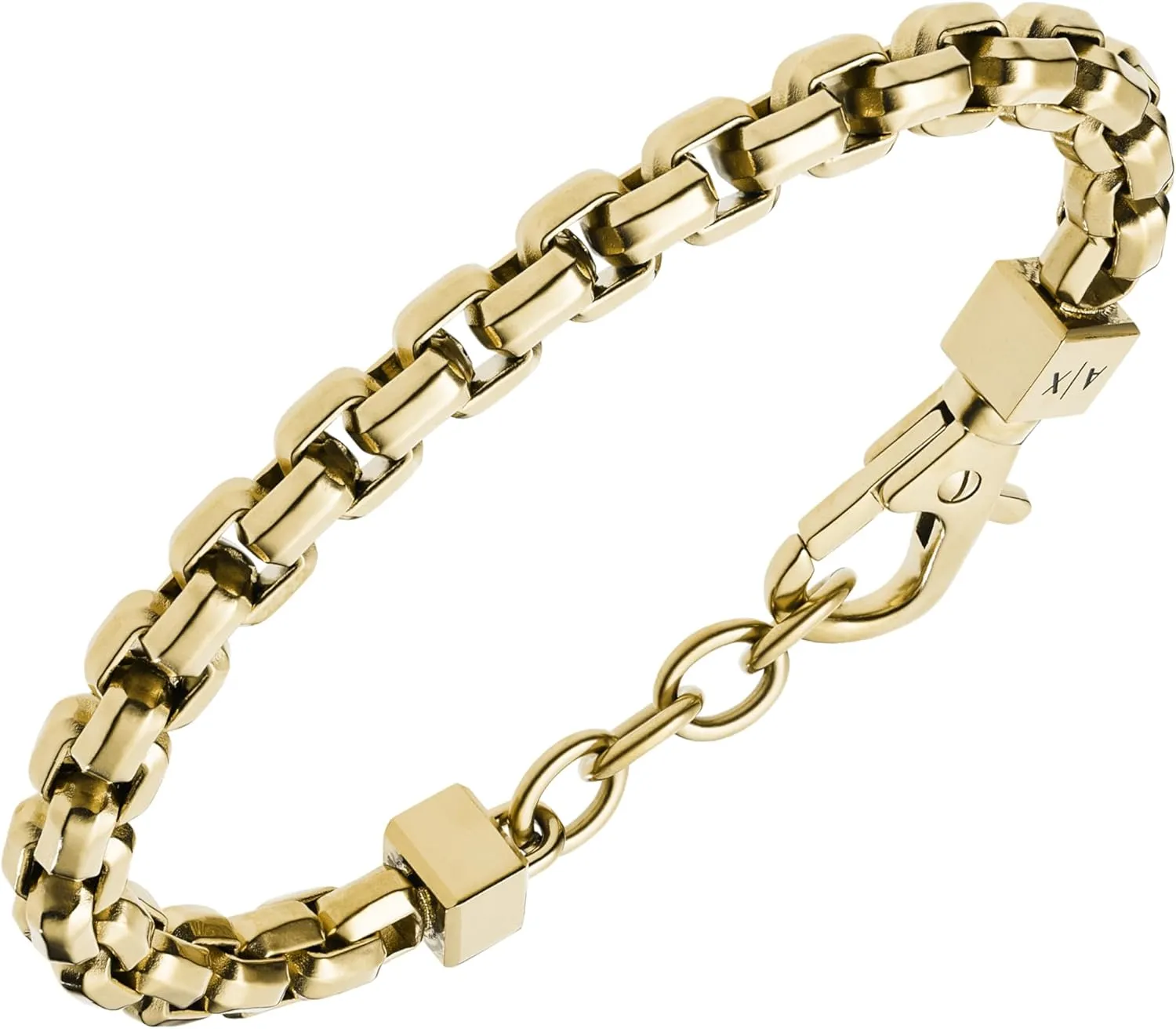 A|X Armani Exchange Stainless Steel Chain Bracelet for Men