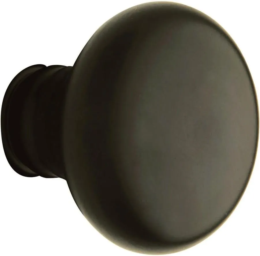 Baldwin 5015190IMR Single 5015 Knob Less Rose Satin Black Finish