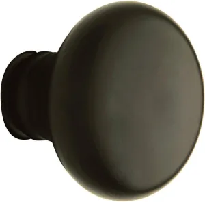 Baldwin 5015190IMR Single 5015 Knob Less Rose Satin Black Finish