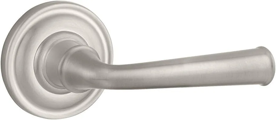 Baldwin PSFEDTRR150 Reserve Passage Federal with Traditional Round Rose in Satin Nickel Finish
