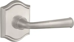 Baldwin PVFEDTAR150 Reserve Privacy Federal with Traditional Arch Rose in Satin Nickel Finish