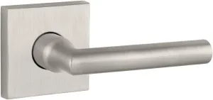 Baldwin PVTUBCSR150 Reserve Privacy Tube with Contemporary Square Rose in Satin Nickel Finish