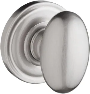 Baldwin Reserve 9BR3520-023 Traditional Ellipse Passage Knob in Satin Nickel