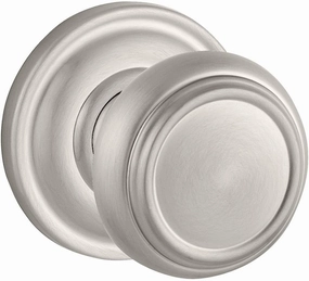 Baldwin PVTRATRR150 Reserve Privacy Traditional with Traditional Round Rose in Satin Nickel Finish