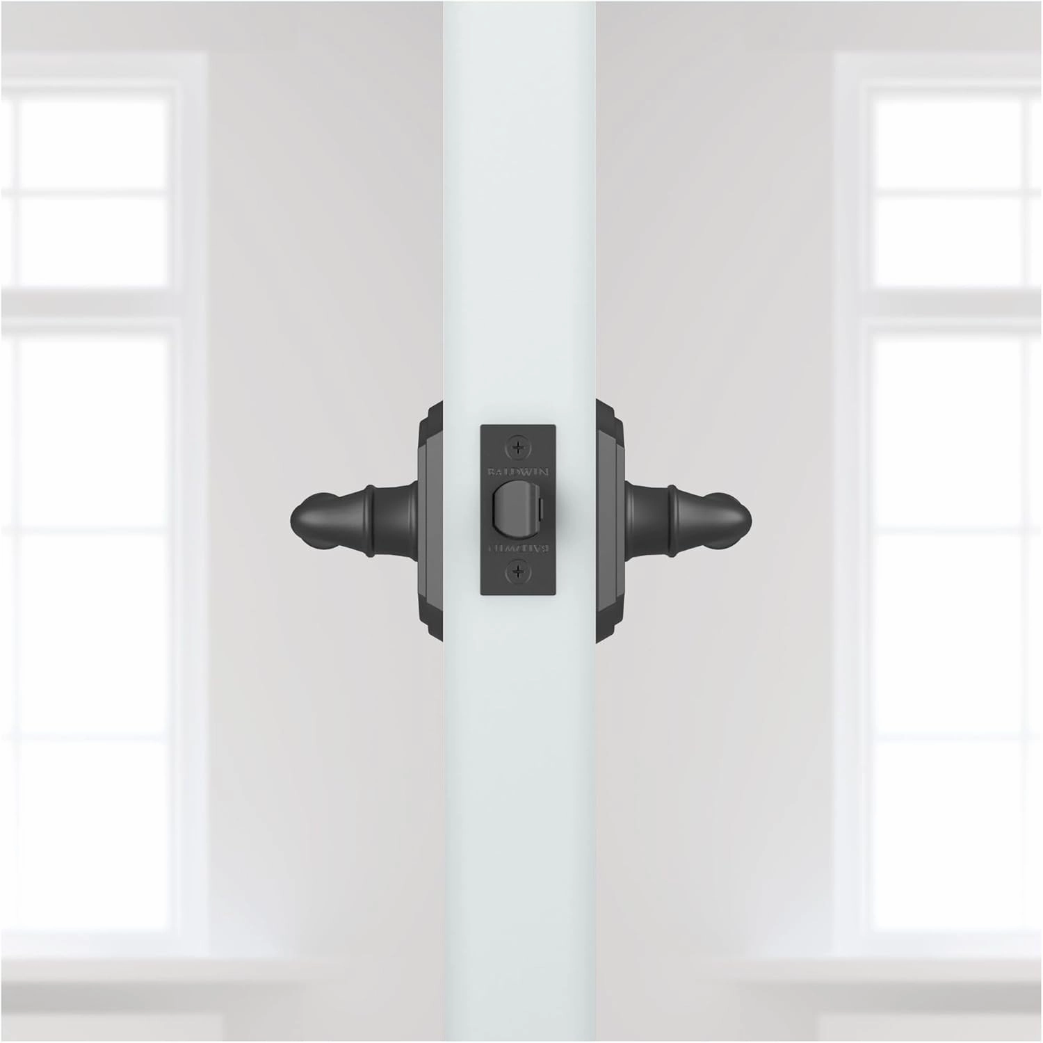 Baldwin Reserve Psfedtar141 Passage Federal Lever And Traditional Arch Rose Bright Nickel Finish