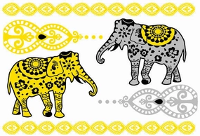 Bali Candy Temporary Jewelry Tattoos III (includes 4 sheets with 4 styles)