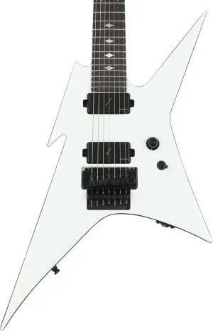 B.C. Rich Ironbird Extreme MK2-7 with Floyd Rose Electric Guitar - Glitter Rock White