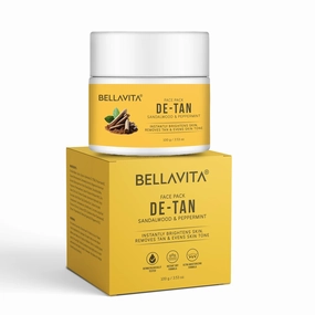 beull.avitau De-Tan Face Pack | Enriched with Multani Mitti, Kaolin Clay, Yellow Clay & Sandalwood | for Removes Tan, Brightens & Evens Skin Tone | For All Skin Types. (100 gm)