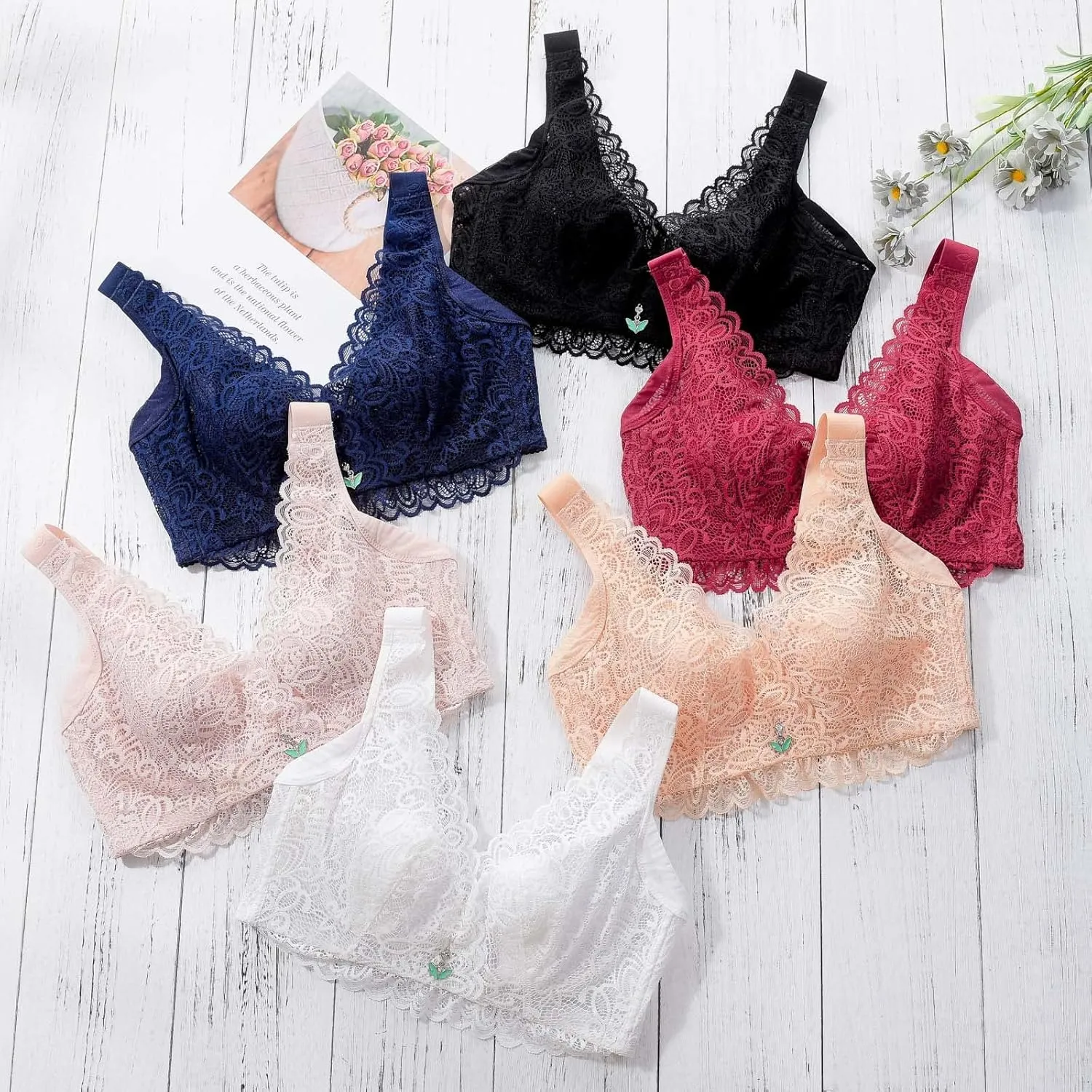 Big Bra Lightweight Full Cup Plus Size Lingerie Push Up Sexy Lace Underwear Light Sports