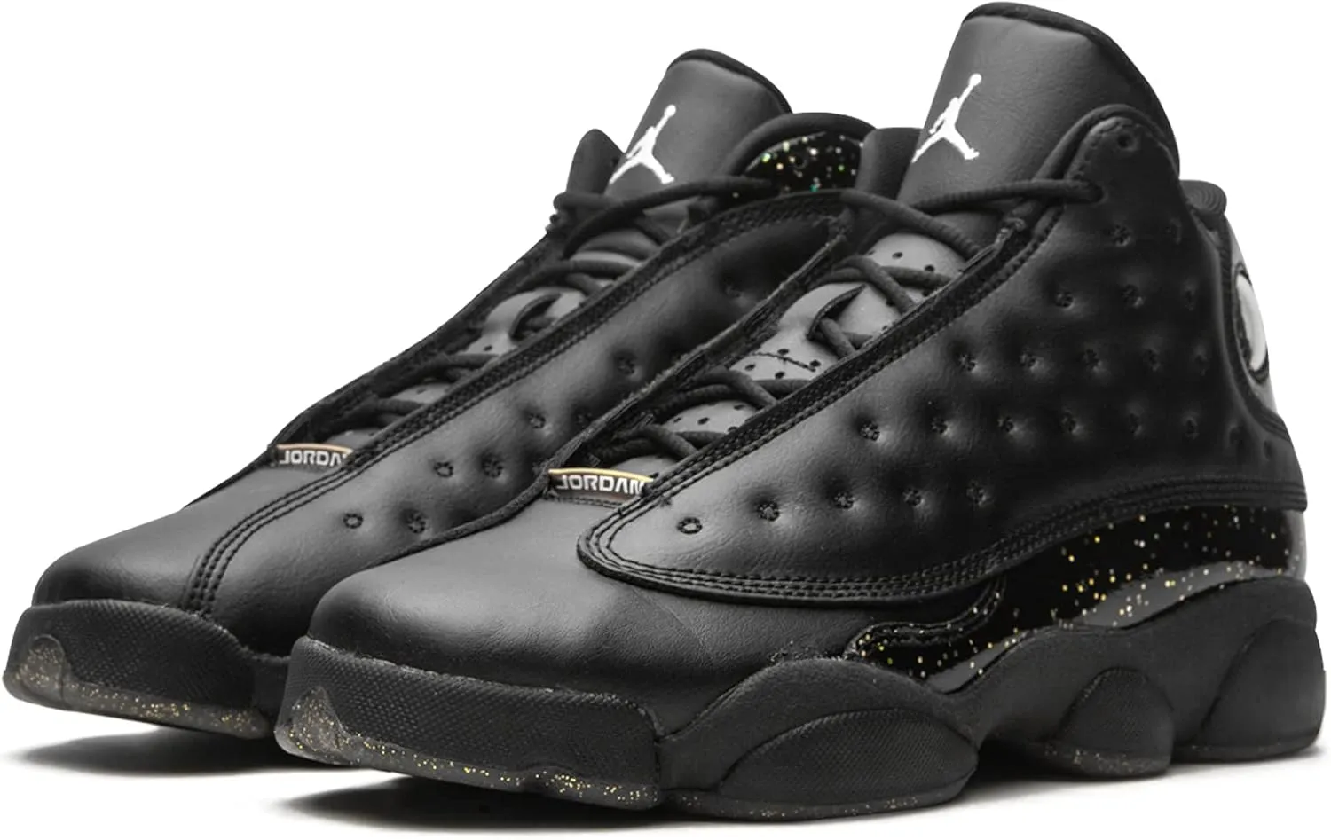 Big Kid's Jordan 13 Retro Black/Metallic Gold (DC9443 007)