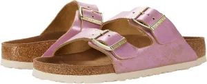 Birkenstock Arizona Washed Metallic Metallic Pink Suede EU 36 (US Women's 5-5.5) Narrow